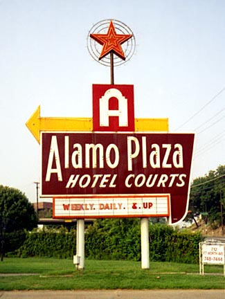 Alamo Plaza Hotel Courts Dallas Texas