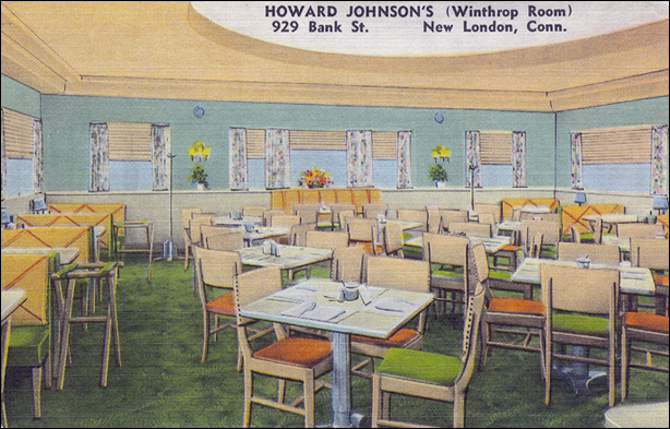 New London Howard Johnson's Winthrop Room