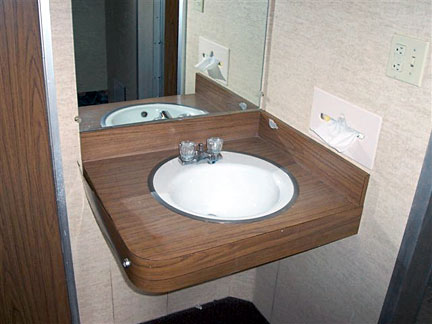 Howard Johnson's double vanity