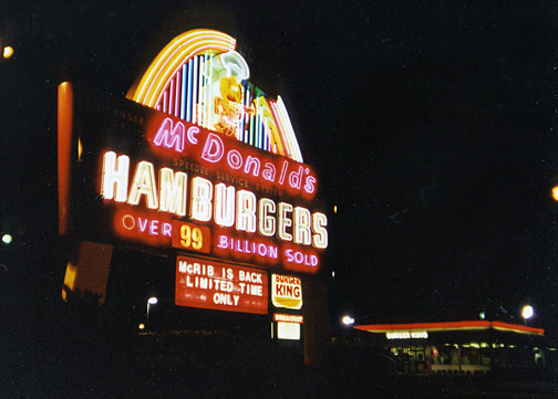 McDonald's Speedee Single Arch sign Biloxi Mississippi