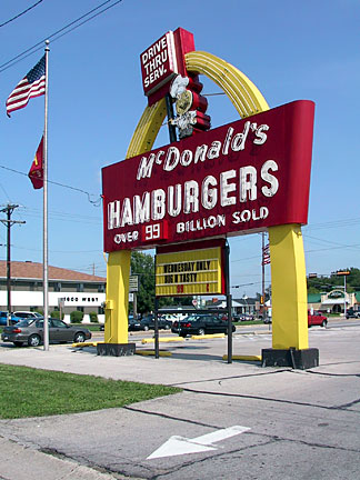 McDonald's Speedee Single Arch Green Bay Wisconsin