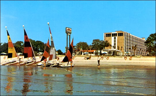 Biloxi, Mississippi Howard Johnson's motor Lodge and Restaurant